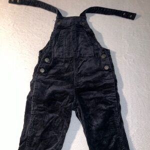 Zara baby boy corduroy blue overalls